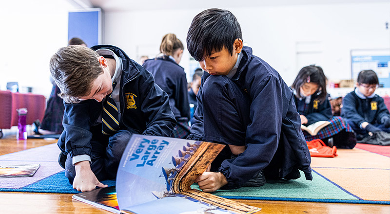 Our Library at St Nicholas of Myra Primary School Penrith