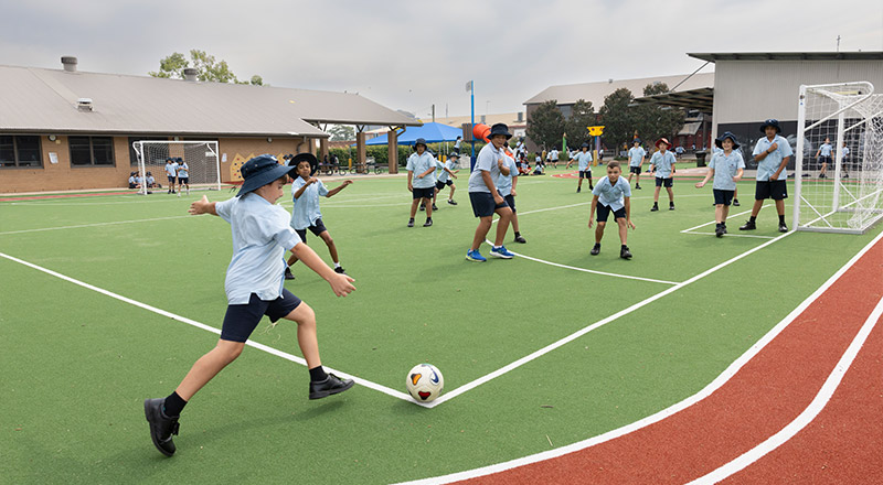St Nicholas of Myra Primary, Penrith offers sporting facilities for your child